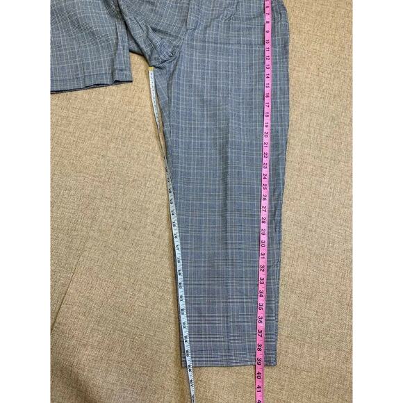USA Made Lord Isaacs High Waist Pleated Pants Gray Tweed sz s - Picture 3 of 8